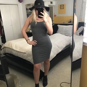 Skin tight midi dress